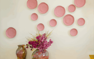 Crockery Pink was an addition to Max Lambs Crockery collections, injecting a fun colour to the black and white palette