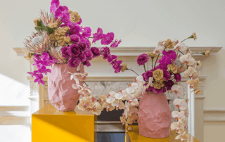 Crockery Big Vases by 1882 Ltd. with Max Lamb, a model hand crafted from plaster and turned into these stained earthenware creations
