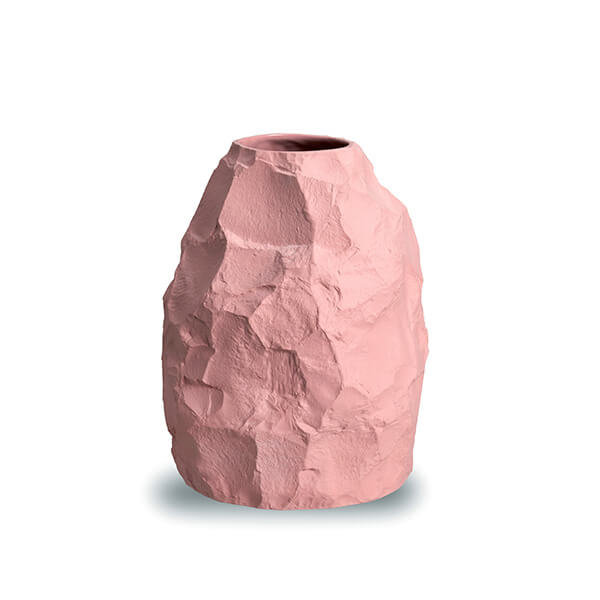 Crockery Big Vase 2 in Pink is a feat of ceramic engineering, standing at 38cm tall, this piece is no small piece