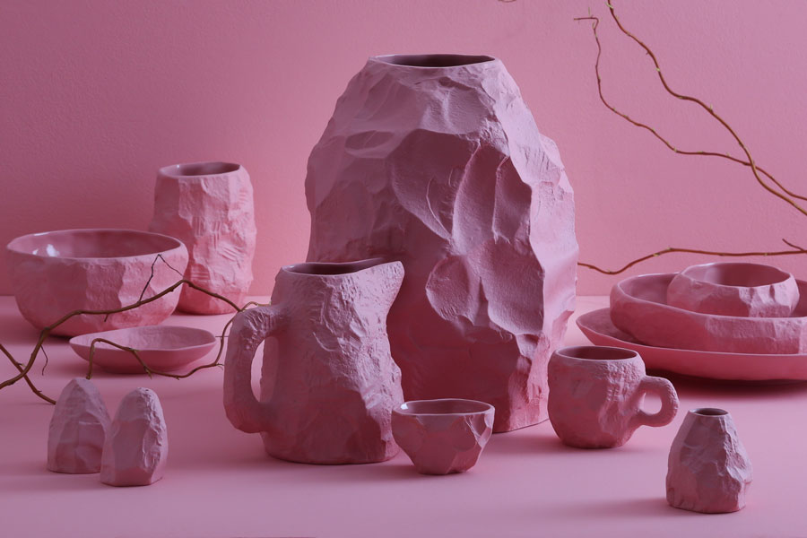 The Crockery Pink collection by Max Lamb | 1882 Ltd