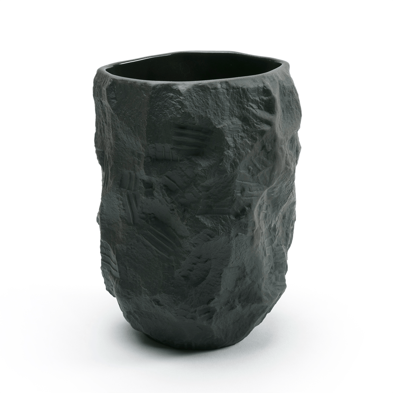 The 1882 Ltd. Tall Vase by Max Lamb Crockery Black