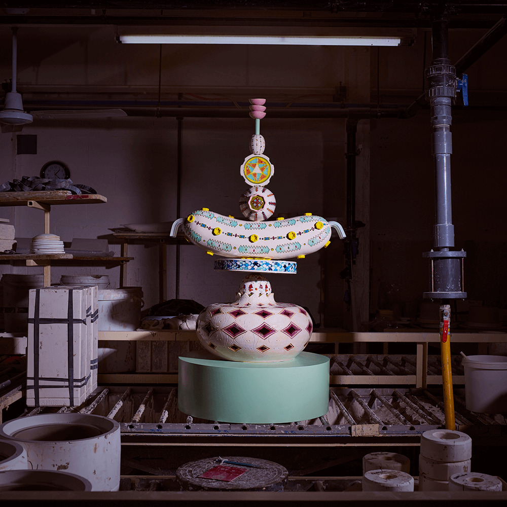 Canape Sculpture by 1882 Ltd with Bethan Laura Wood